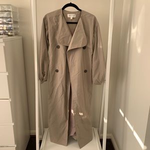 Oversized trench coat
